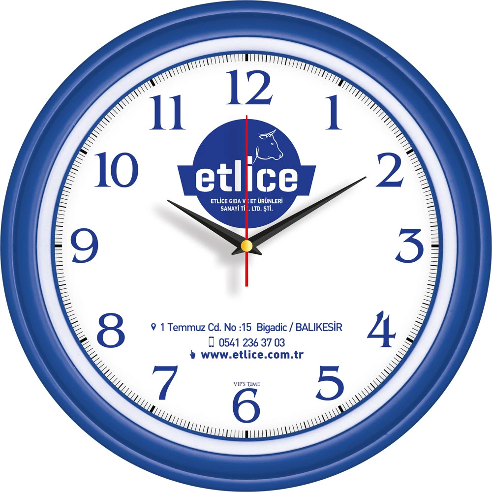 V30-522-L Plastik Duvar Saati