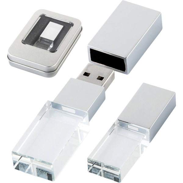 8190-32GB Kristal USB Bellek