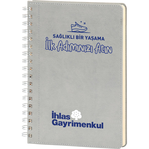 Bağcılar-20x28-G Spiralli Tarihsiz Defter